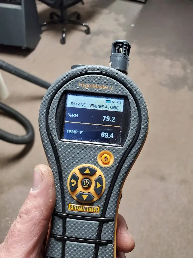 Moisture meter humidity assessment for Mold Remediation & Removal in The Dalles